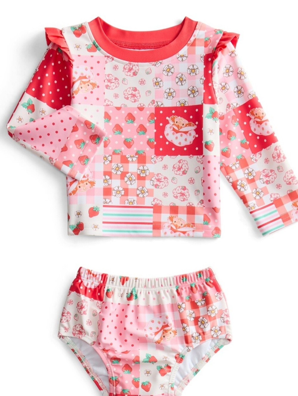 Strawberry Shortcake 2pc Longsleeve Swimsuit